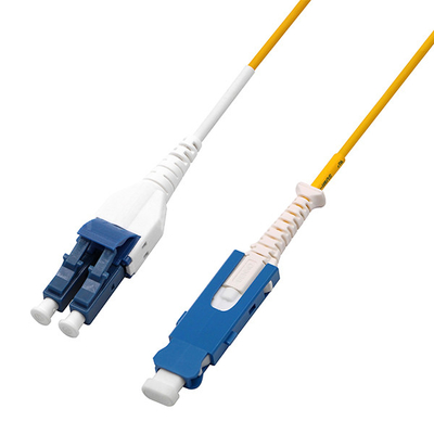 LC UPC Uniboot To SN UPC Single Mode Optical Fiber Cable OS2 OFNR Fiber Cable