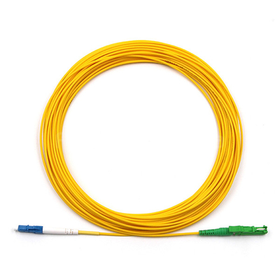LC UPC to E2000 APC Patch Cord Simplex Fiber Optic Cable Single Mode OS2 OFNR 2.0mm