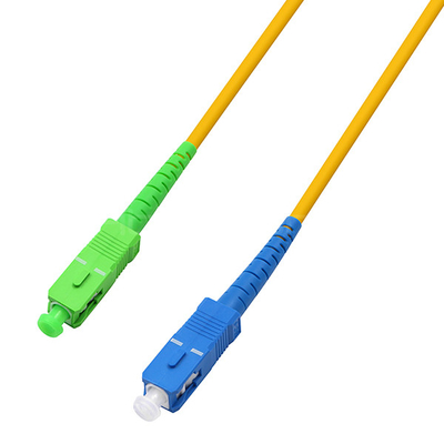 SC UPC To SC APC Patch Cable Simplex Single Mode Fiber Optic Cable OS2 LSZH 3.0mm