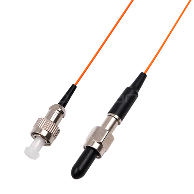 FC UPC To SMA905 Fiber Optic Patch Cable Simplex 62.5/125 OM1 Multimode OFNR 0.9mm Orange