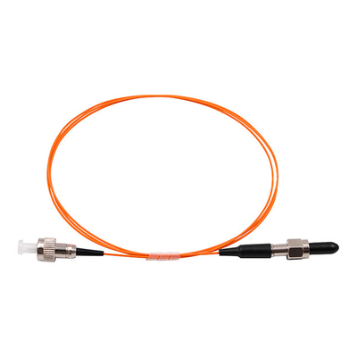 FC UPC To SMA905 Fiber Optic Patch Cable Simplex 62.5/125 OM1 Multimode OFNR 0.9mm Orange