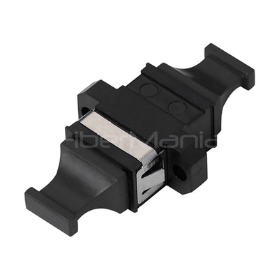 MTP/MPO Single Mode Simplex Adapter With SC Footprint Black