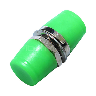 Round Type FC APC To FC APC Single Mode Simplex Metal Fiber Optic Adapter