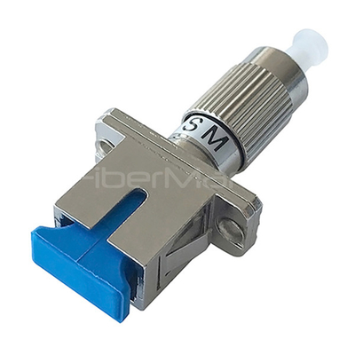 FC Male To SC Female Single Mode Simplex Fiber Optic Hybrid Adapter