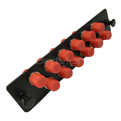 FC Adapter Panel 12 Ports Loaded with 12 FC Multimode Adapter