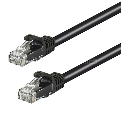 CAT.5E Booted Unshielded (UTP) Ethernet Network Patch Cable Black