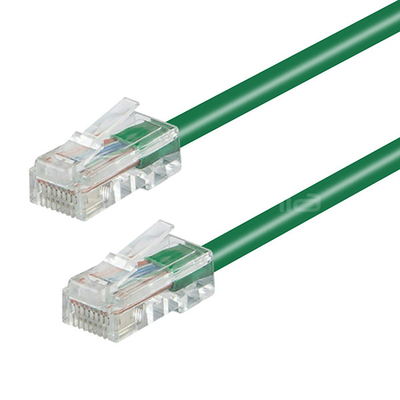 CAT.5E Non-booted Unshielded (UTP) Ethernet Network Patch Cable Green Color