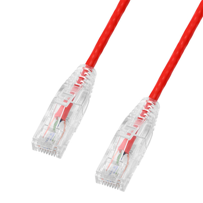 Data Center CAT.6A Unshielded (UTP) 28AWG Slim Ethernet Network Patch Cable