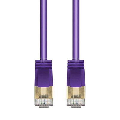 High Speed CAT.6A Patch Cable Shielded STP 36AWG Slim Ethernet Network Patch Cable
