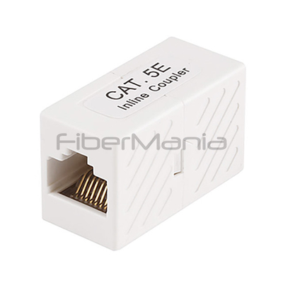 High Speed CAT5E Inline Coupler UTP Unshielded Block Type White Or Black Color