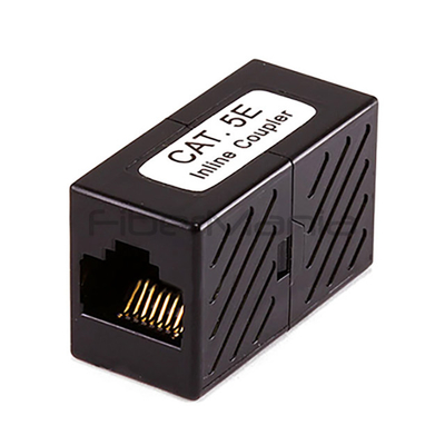 High Speed CAT5E Inline Coupler UTP Unshielded Block Type White Or Black Color