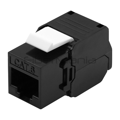 180 Degree CAT.6 Unshielded Keystone Jack Compatible with Cat6 Keystone Patch Panel