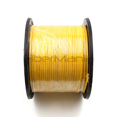 Indoor Duplex Zipcord Fiber Optic Cable Yellow OS2 Single Mode 2.0mm PVC