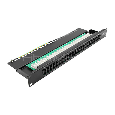 19inch 1U CAT.3 UTP Telephone Patch Panel 50 Ports Krone IDC
