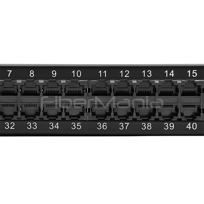 19inch 1U CAT.3 UTP Telephone Patch Panel 50 Ports Krone IDC
