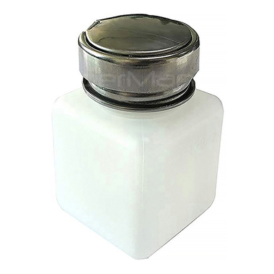 Empty Fiber Cleaning Alcohol Bottle Standard Bottle Type 120ml White
