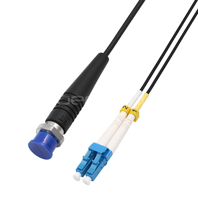 Socket to UPC 2 Cores OS2 Outdoor G657A1 TPU Jacket Patch Cord Cable Breakout OD 2.0mm for Durable Fiber Optic Connection