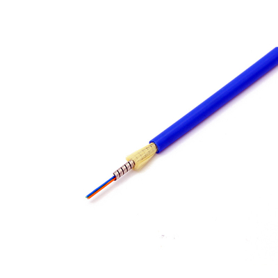 Indoor Optical Fiber Cables Unitube Fiber Optic Cable Duplex Armored