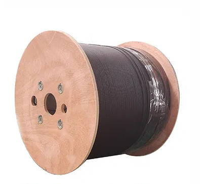 Lightweight FTTH Optical Fiber Cable Bow Type Drop Cable 2 Core
