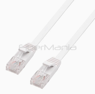 CAT6 UTP RJ45 30AWG 550MHz Flat Ethernet Patch Cable for Seamless Connectivity