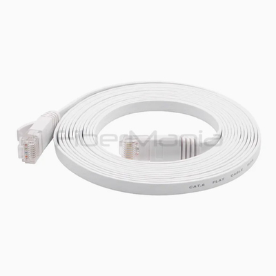 CAT6 UTP RJ45 30AWG 550MHz Flat Ethernet Patch Cable for Seamless Connectivity
