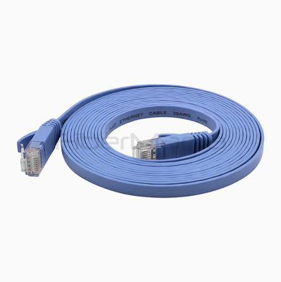 CAT6 UTP RJ45 30AWG 550MHz Flat Ethernet Patch Cable for Seamless Connectivity
