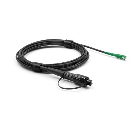 Mini SC/APC to SC/APC Outdoor Simplex Fiber Patch Cord, OS2 9/125, LSZH Jacket