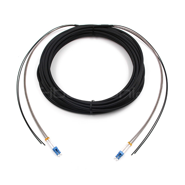 FTTA Outdoor Armored Fiber Patch Cable LC/UPC-LC/UPC 2 Cores OS2 LSZH Patch Cord