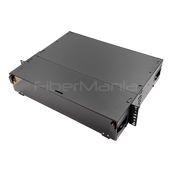 2U Fiber Patch Panel 19 Inch 6 LGX Fiber Patch Panel Rack Mount