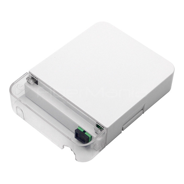 IP65 FTTH Fiber Optic Termination Box 1 Port SC APC Single Mode Type Plastic Housing