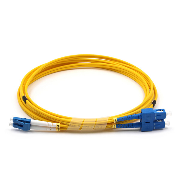 Duplex Fiber Optic Patch Cord Single Mode 9/125 OS2 LSZH Armored Patch Cable 3.0mm