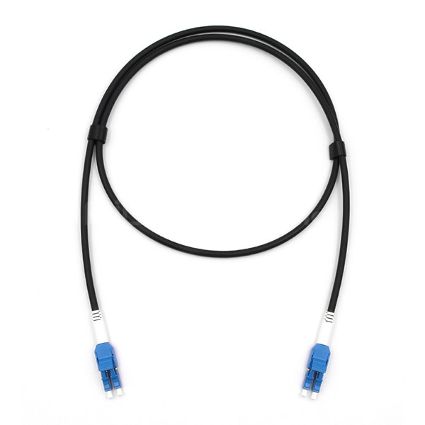 Uniboot Fiber Optic Patch Cable Single Mode OS2 LSZH 4.8mm Black