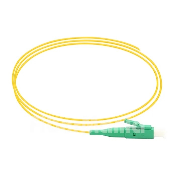 LC/APC Fiber Optic Pigtail 0.9mm Simplex Single Mode Yellow Jacket