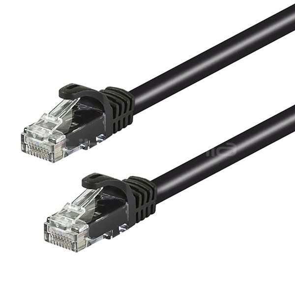 CAT.5E Booted Unshielded (UTP) Ethernet Network Patch Cable Black