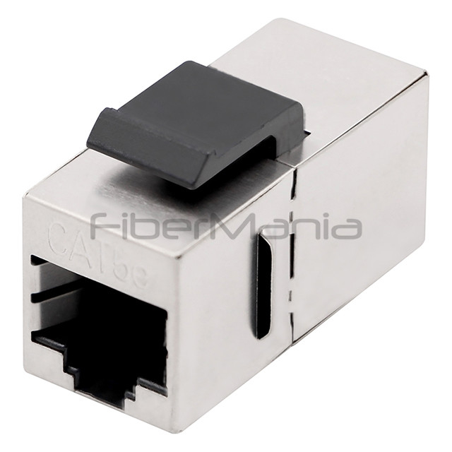 RJ45 Inline Coupler 1000Base-T CAT.5E Shielded Female to Female Insert Inline Coupler
